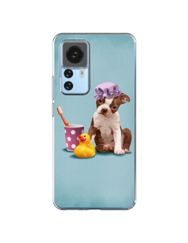 Coque Xiaomi 12T/12T Pro Chien Dog Canard Fille - Maryline Cazenave