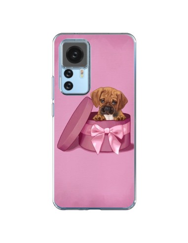 Coque Xiaomi 12T/12T Pro Chien Dog Boite Noeud Triste - Maryline Cazenave