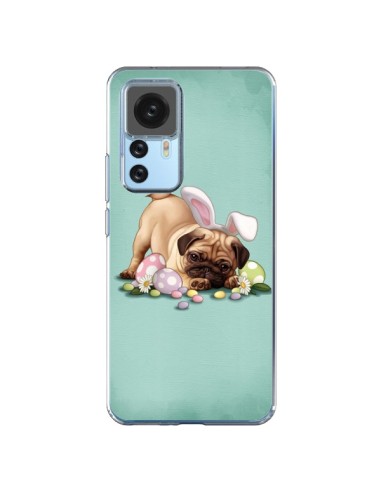 Coque Xiaomi 12T/12T Pro Chien Dog Rabbit Lapin Pâques Easter - Maryline Cazenave