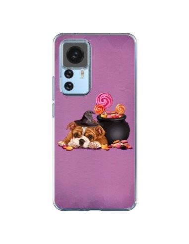 Coque Xiaomi 12T/12T Pro Chien Dog Halloween Sorciere Chaudron Bonbon - Maryline Cazenave