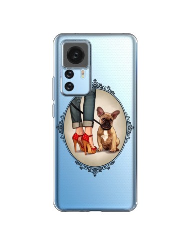 Coque Xiaomi 12T/12T Pro Lady Jambes Chien Bulldog Dog Transparente - Maryline Cazenave