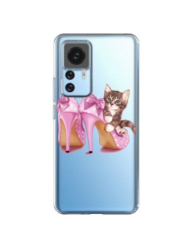 Coque Xiaomi 12T/12T Pro Chaton Chat Kitten Chaussures Shoes Transparente - Maryline Cazenave