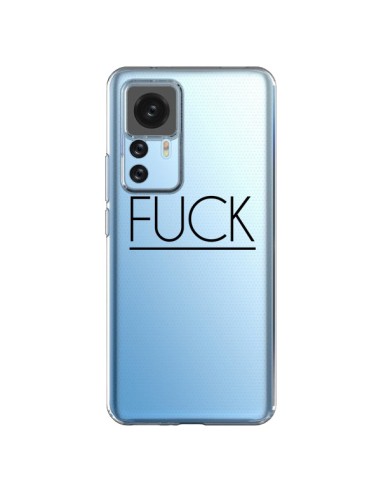 Xiaomi 12T/12T Pro Case Fuck Clear - Maryline Cazenave