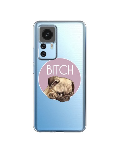 Coque Xiaomi 12T/12T Pro Bulldog Bitch Transparente - Maryline Cazenave