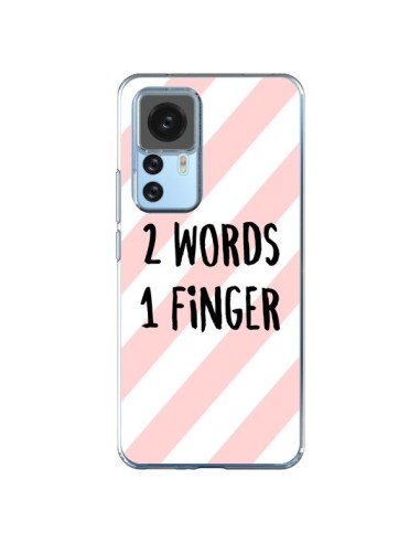 Coque Xiaomi 12T/12T Pro 2 Words 1 Finger - Maryline Cazenave