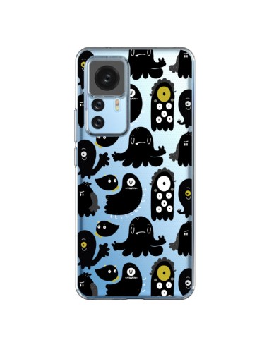 Coque Xiaomi 12T/12T Pro Monsters Monstres Pattern Transparente - Maria Jose Da Luz