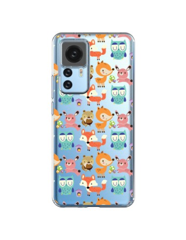 Coque Xiaomi 12T/12T Pro Renard Ecureuil Lapin Hibou Transparente - Maria Jose Da Luz