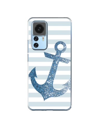 Coque Xiaomi 12T/12T Pro Ancre Bleu Navire - Monica Martinez