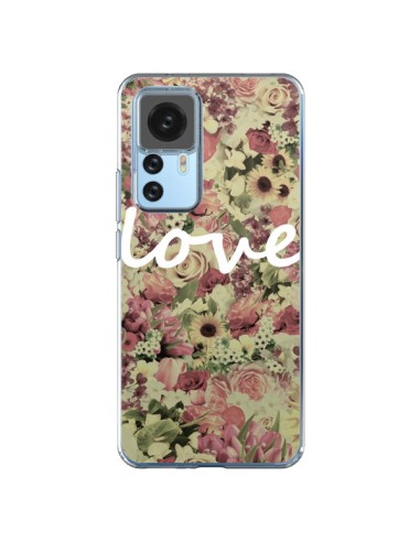 Coque Xiaomi 12T/12T Pro Love Blanc Flower - Monica Martinez