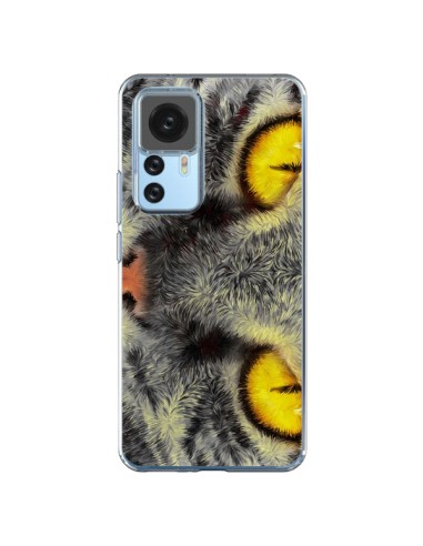 Coque Xiaomi 12T/12T Pro Chat Gato Loco - Maximilian San