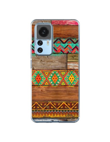 Coque Xiaomi 12T/12T Pro Indian Wood Bois Azteque - Maximilian San