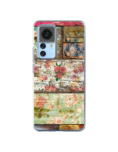 Coque Xiaomi 12T/12T Pro Lady Rococo Bois Fleur - Maximilian San