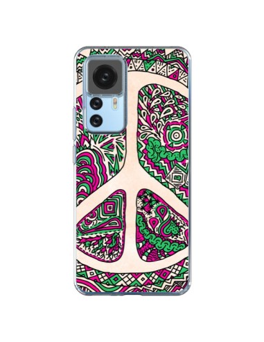 Coque Xiaomi 12T/12T Pro Peace and Love Azteque Vainilla - Maximilian San