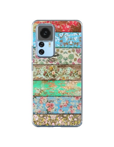 Coque Xiaomi 12T/12T Pro Rococo Style Bois Fleur - Maximilian San