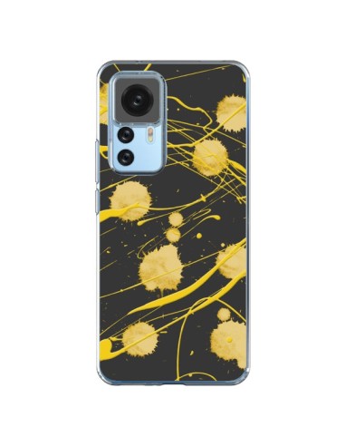 Coque Xiaomi 12T/12T Pro Gold Splash Peinture Art - Maximilian San