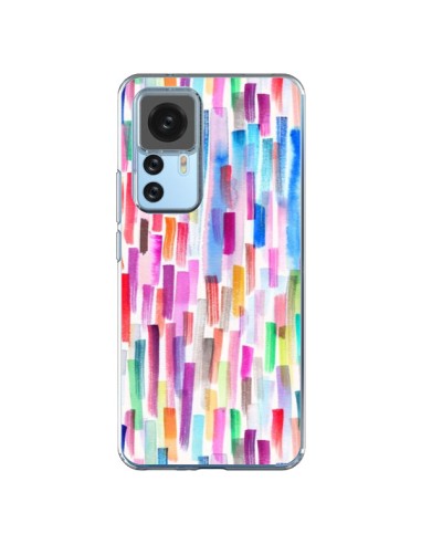 Coque Xiaomi 12T/12T Pro Colorful Brushstrokes Multicolored - Ninola Design