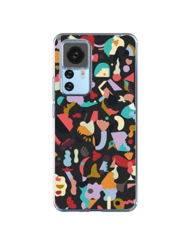 Coque Xiaomi 12T/12T Pro Dreamy Animal Shapes Black - Ninola Design