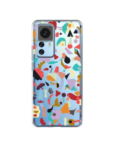 Coque Xiaomi 12T/12T Pro Dreamy Animal Shapes White - Ninola Design