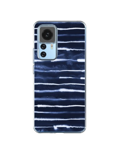 Coque Xiaomi 12T/12T Pro Electric Lines Navy - Ninola Design