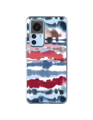 Coque Xiaomi 12T/12T Pro Smoky Marble Watercolor Dark - Ninola Design