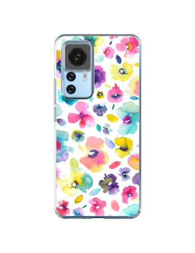 Xiaomi 12T/12T Pro Case Flowers Colorful Painting - Ninola Design