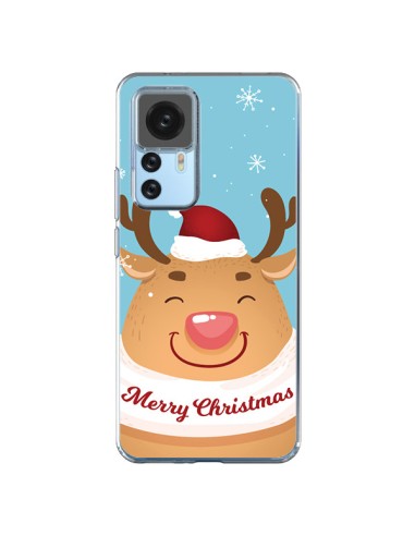 Coque Xiaomi 12T/12T Pro Renne de Noël Merry Christmas - Nico