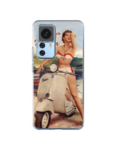 Coque Xiaomi 12T/12T Pro Pin Up With Love From the Riviera Vespa Vintage - Nico