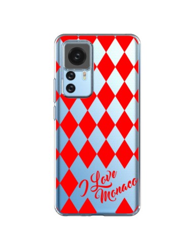 Coque Xiaomi 12T/12T Pro I Love Monaco et Losange Rouge - Nico