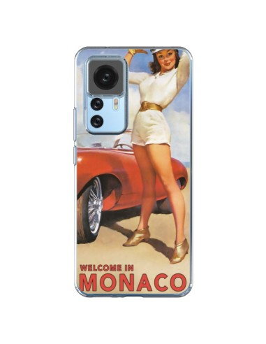 Coque Xiaomi 12T/12T Pro Welcome to Monaco Vintage Pin Up - Nico