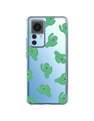 Coque Xiaomi 12T/12T Pro Chute de Cactus Smiley Transparente - Nico