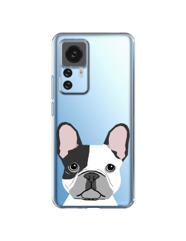 Coque Xiaomi 12T/12T Pro Bulldog Français Chien Transparente - Pet Friendly