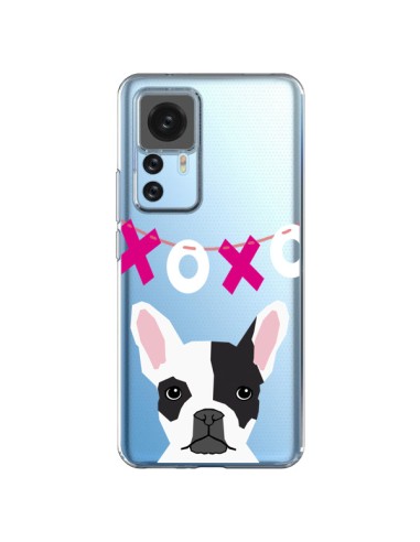 Coque Xiaomi 12T/12T Pro Bulldog Français XoXo Chien Transparente - Pet Friendly