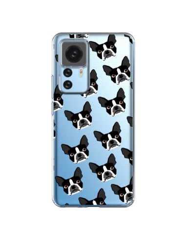 Coque Xiaomi 12T/12T Pro Chiens Boston Terrier Transparente - Pet Friendly