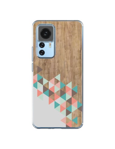 Coque Xiaomi 12T/12T Pro Wood Bois Azteque Triangles Archiwoo - Pura Vida