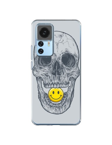 Coque Xiaomi 12T/12T Pro Smiley Face Tête de Mort - Rachel Caldwell