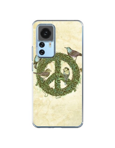 Coque Xiaomi 12T/12T Pro Peace And Love Nature Oiseaux - Rachel Caldwell