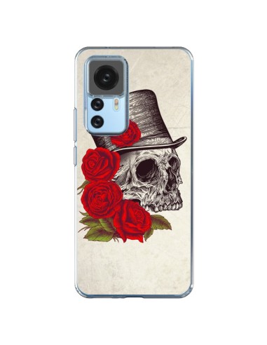 Coque Xiaomi 12T/12T Pro Gentleman Crane Tête de Mort - Rachel Caldwell