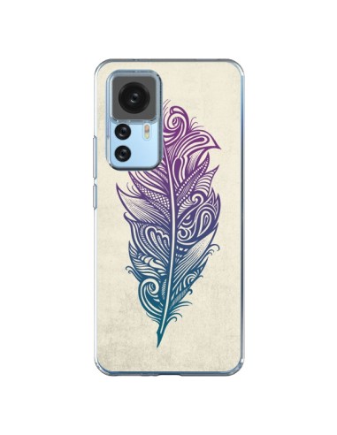 Coque Xiaomi 12T/12T Pro Feather Plume Arc En Ciel - Rachel Caldwell