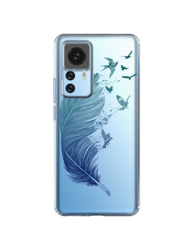 Coque Xiaomi 12T/12T Pro Plume Feather Fly Away Transparente - Rachel Caldwell