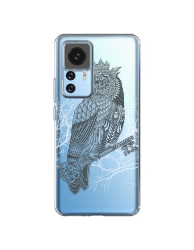 Coque Xiaomi 12T/12T Pro Owl King Chouette Hibou Roi Transparente - Rachel Caldwell