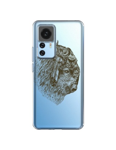 Coque Xiaomi 12T/12T Pro Buffalo Bison Transparente - Rachel Caldwell