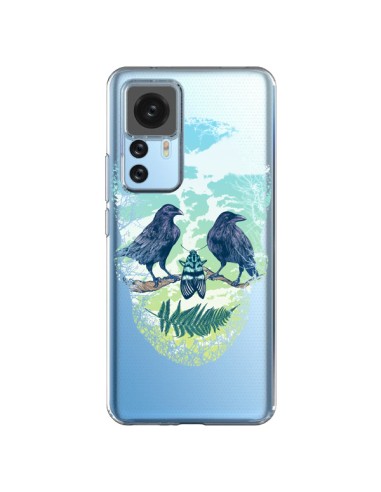 Coque Xiaomi 12T/12T Pro Tête de Mort Nature Transparente - Rachel Caldwell