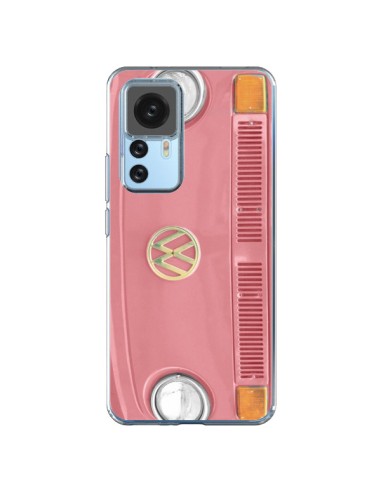 Coque Xiaomi 12T/12T Pro Groovy Van Hippie VW Rose - R Delean