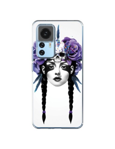 Coque Xiaomi 12T/12T Pro Fille Fleurs Warrior - Ruben Ireland