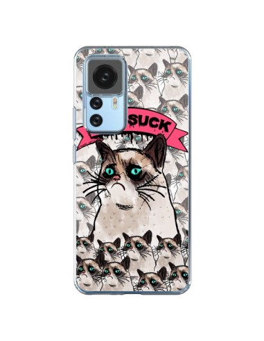 Coque Xiaomi 12T/12T Pro Chat Grumpy Cat - You Suck - Sara Eshak