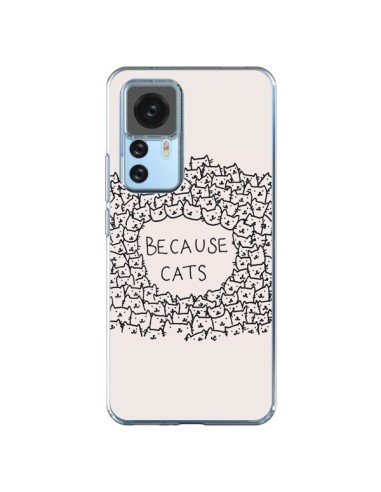 Coque Xiaomi 12T/12T Pro Because Cats chat - Santiago Taberna