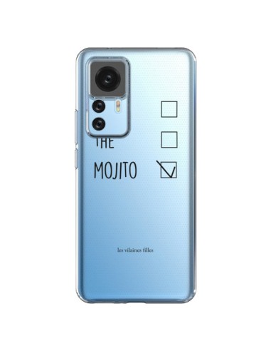 Coque Xiaomi 12T/12T Pro Café, Thé et Mojito Transparente - Les Vilaines Filles