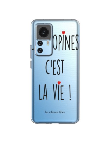 Coque Xiaomi 12T/12T Pro Les copines, c'est la vie Transparente - Les Vilaines Filles