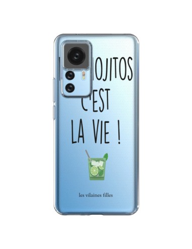 Coque Xiaomi 12T/12T Pro Les Mojitos, c'est la vie Transparente - Les Vilaines Filles