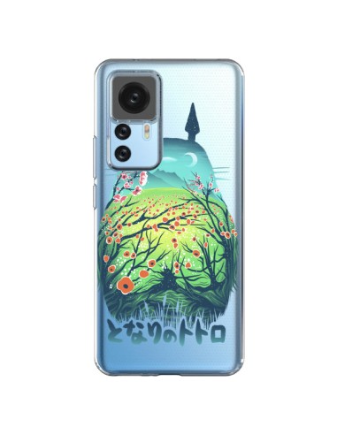 Coque Xiaomi 12T/12T Pro Totoro Manga Flower Transparente - Victor Vercesi